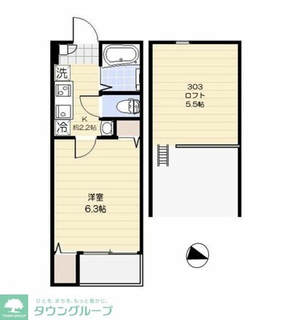 ノルデスタ小竹の物件間取画像